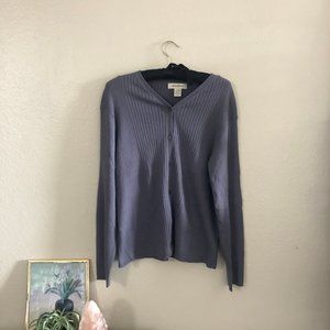 90s vintage Eddie Bauer mauve academia cardigan